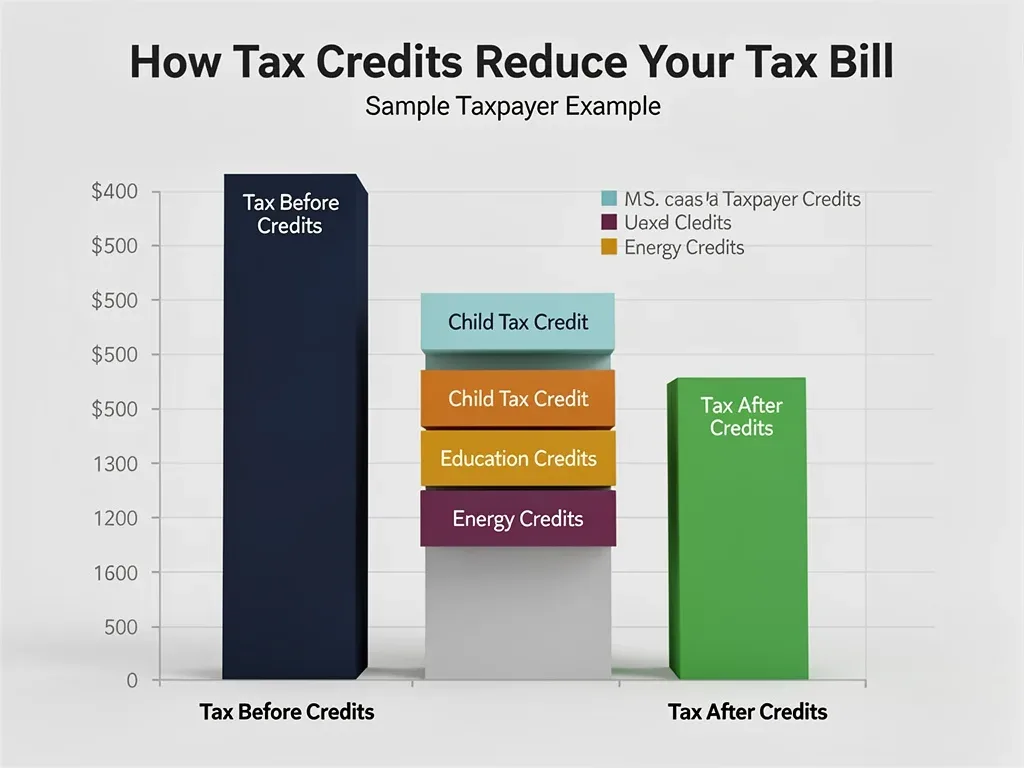 Leveraging tax credits for 2026 taxable income reduction