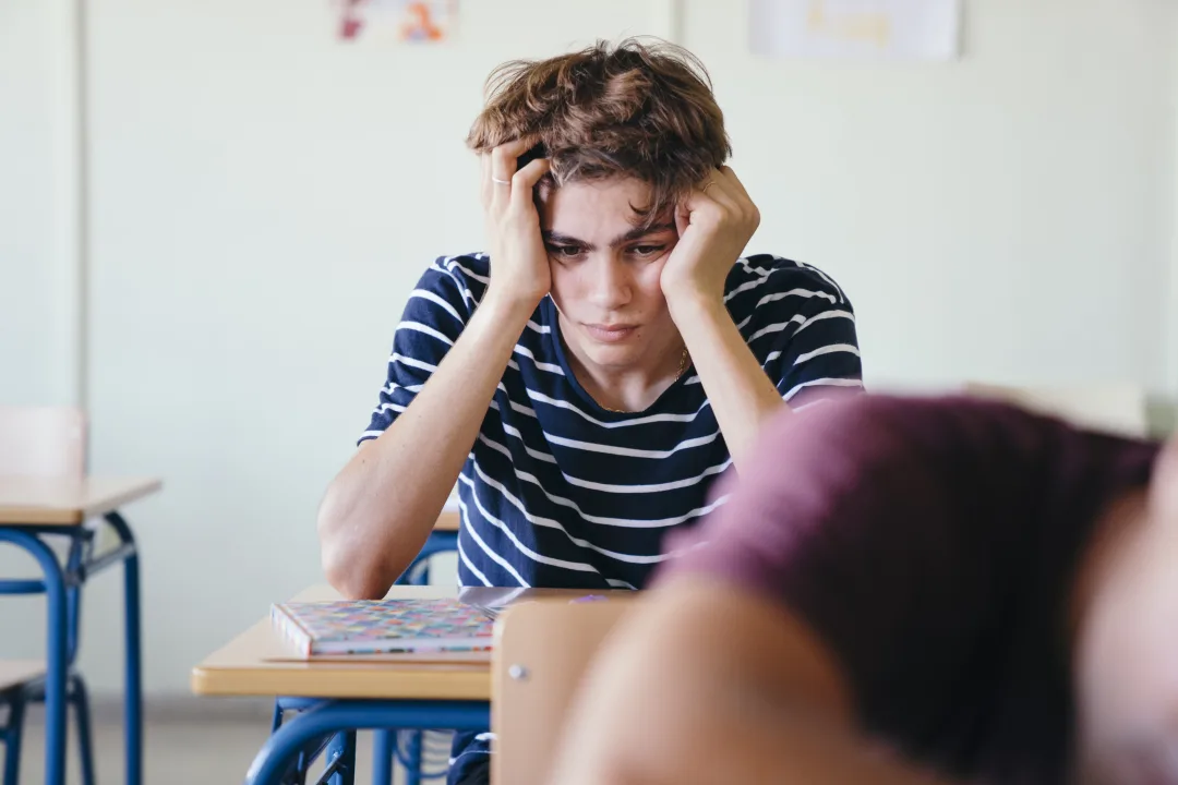 sutudent sad with Trump administration's education overhaul