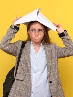 famale student worried with Trump administration's education overhaul