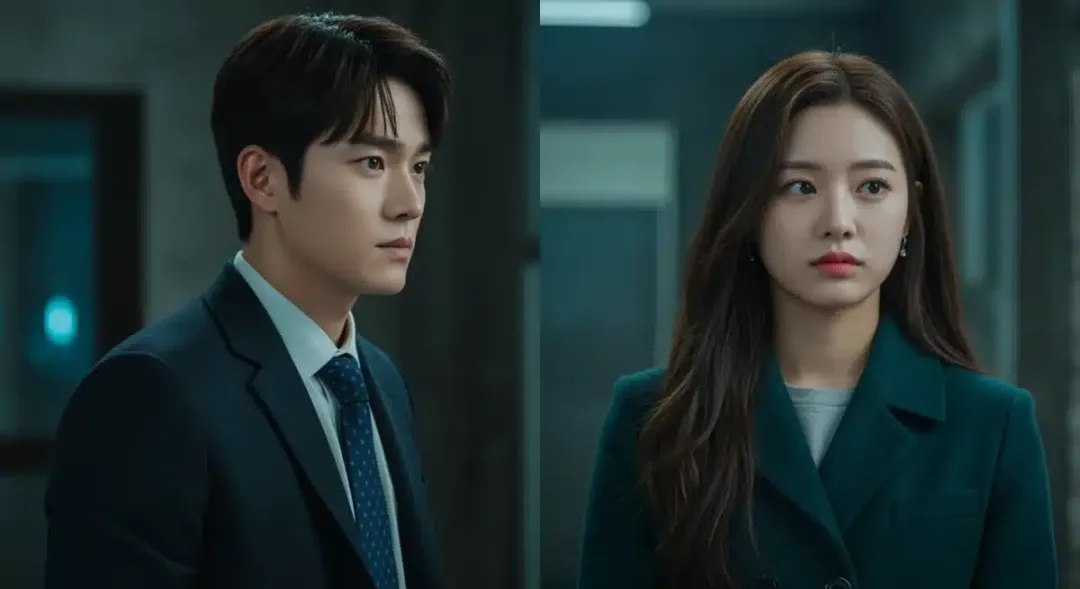 Dorama characters in a modern contract relationship scenario, illustrating a 2026 dorama trope variation.