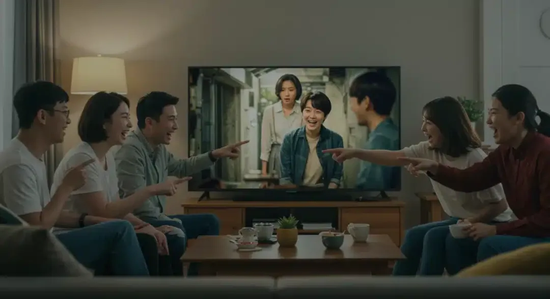 Fans rewatching a popular dorama, reflecting the findings of The 20 Most Rewatchable Doramas of All Time: A U.S. Fan Survey from 2025.