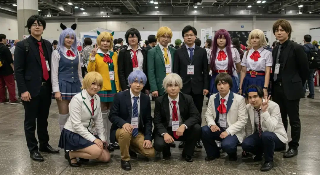 Cosplay enthusiasts at the 2026 Dorama Convention