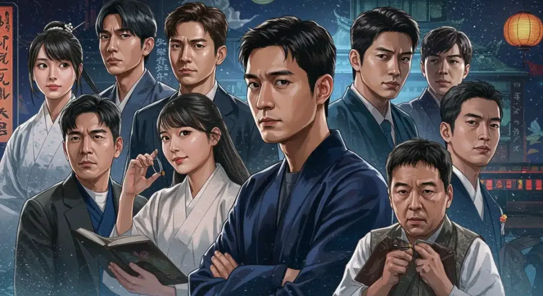 Diverse dorama actors symbolizing 2026 casting trends