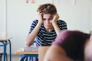 sutudent sad with Trump administration's education overhaul