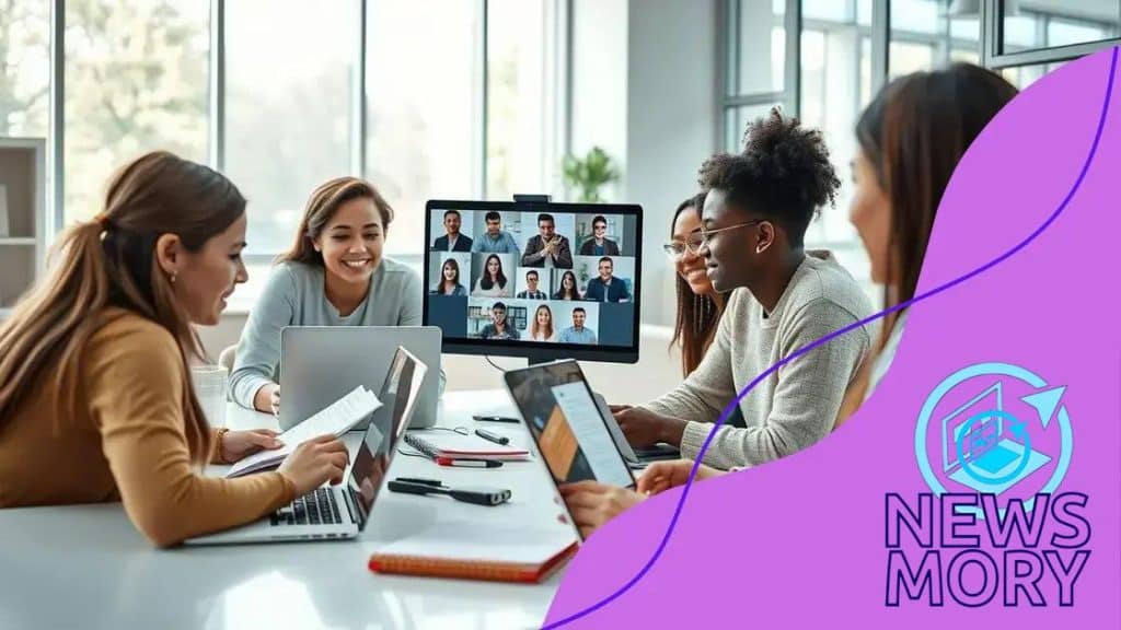 Virtual study groups and collaborative learning tools for students
