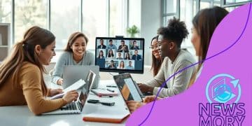Virtual study groups and collaborative learning tools for students