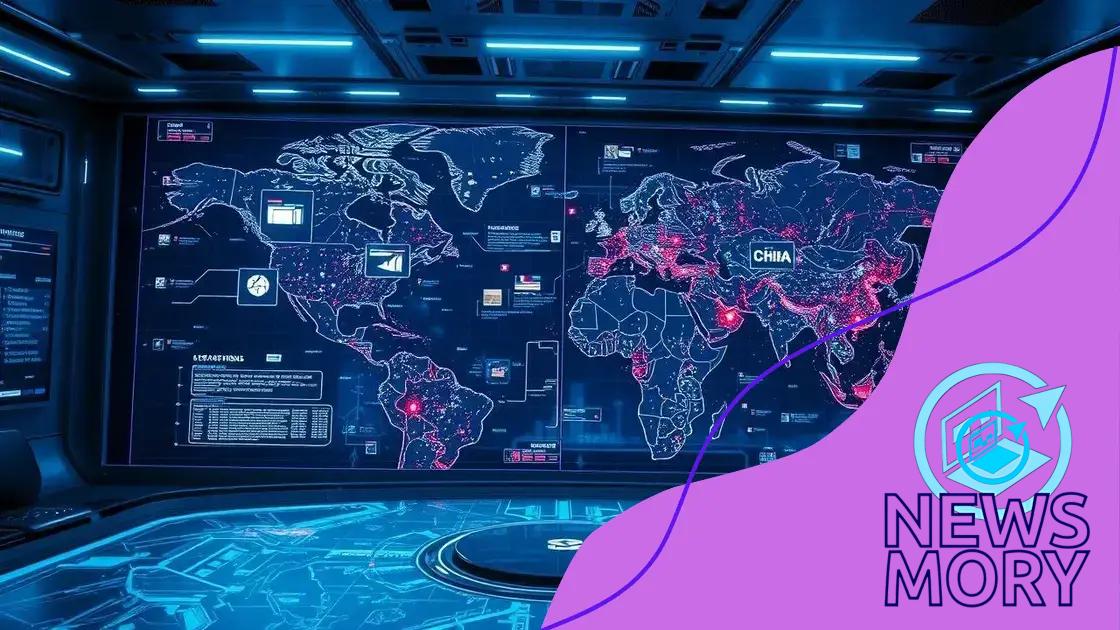 US-China Trade Tensions Escalate world map illustration.