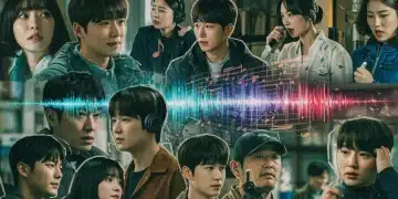 Dynamic collage representing the 2026 Dorama Soundtrack phenomenon with actors and musical elements.