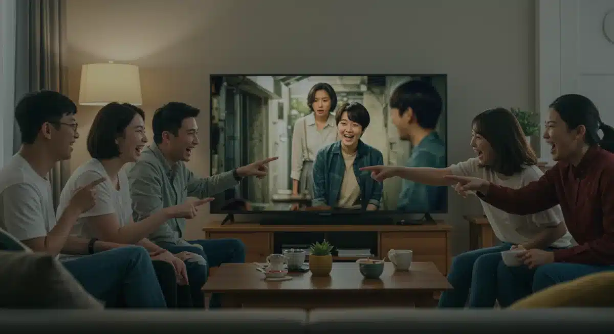 Fans rewatching a popular dorama, reflecting the findings of The 20 Most Rewatchable Doramas of All Time: A U.S. Fan Survey from 2025.