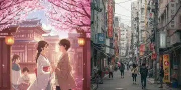 Dorama versus reality split image, highlighting cultural differences and misconceptions.