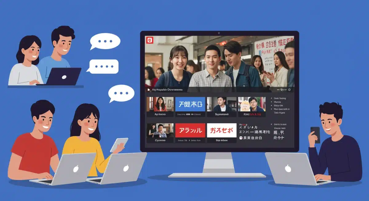 Streaming platform showing popular dorama with English subtitles