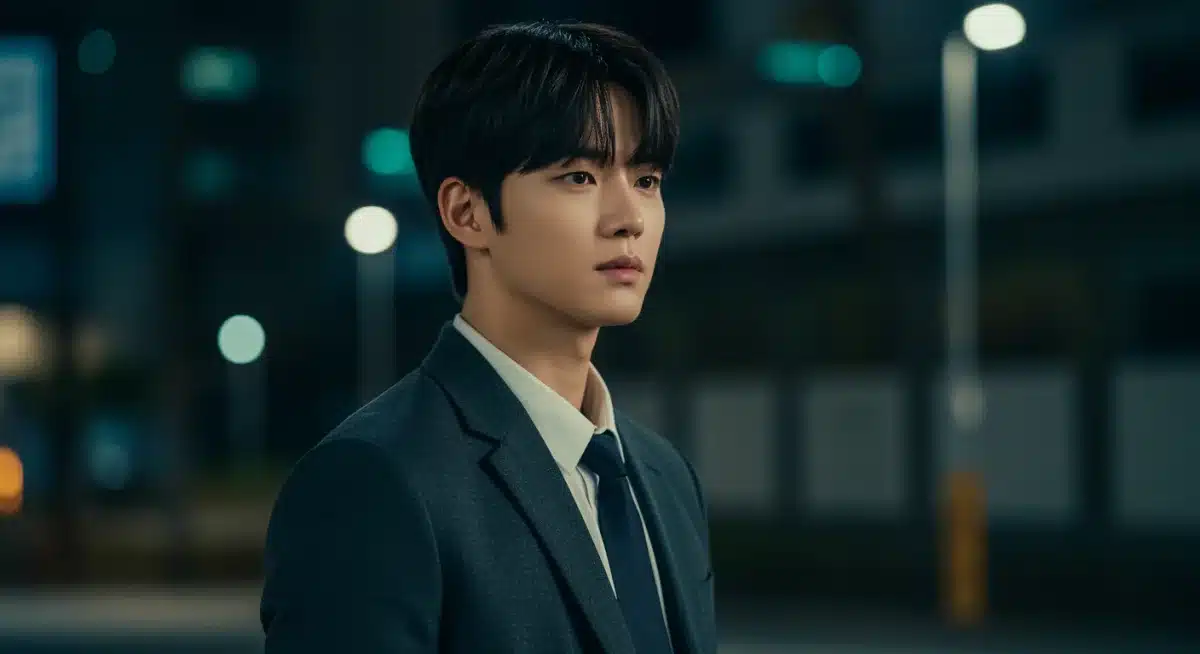 Male K-Pop idol in K-Drama acting role, showcasing versatility