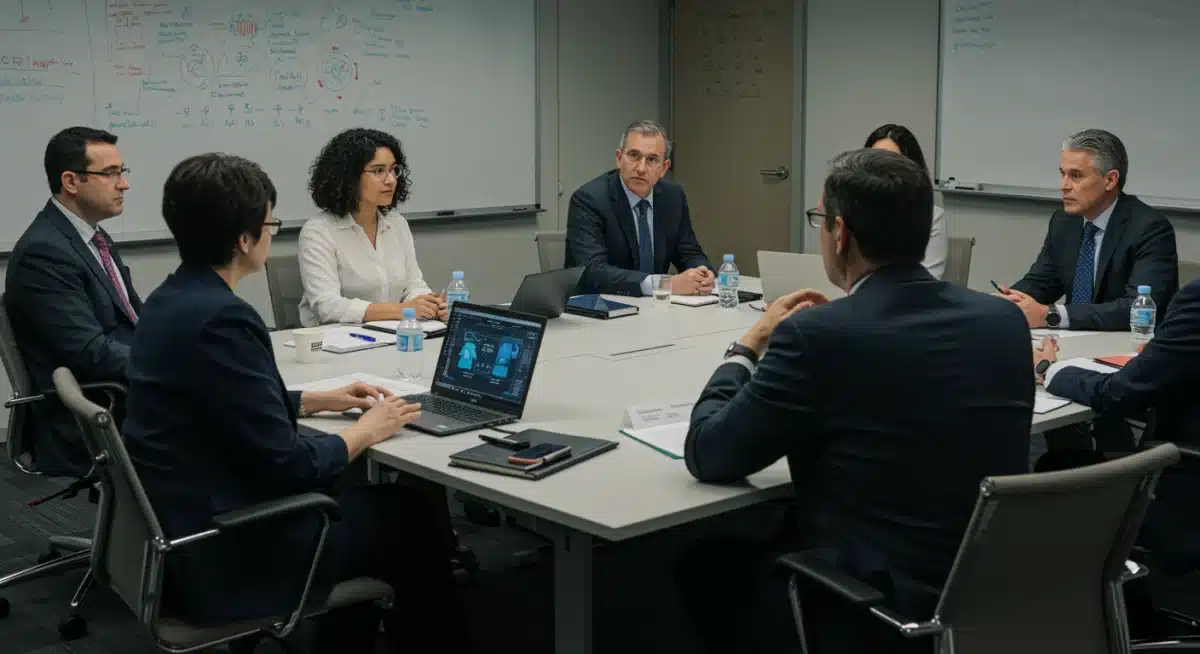 Educators and policymakers discussing AI ethics in US education policy